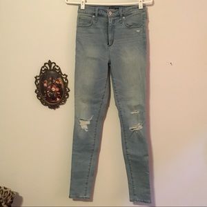 Abercrombie High Rise Super Skinny Jeans